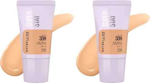 Image of Maybelline New York Super Stay Lumi Matte Liquid Foundation, 228 (Pack of 2)