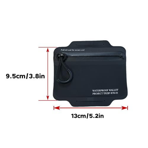 Waterproof Wallet with Hypalon TPU Composite & TOPAZ Submersible Wallet Protection for Keys, Cards2