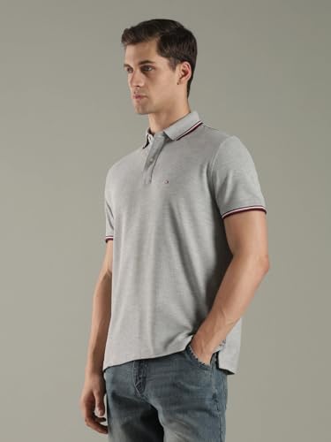 Image of Tommy Hilfiger Men Polo Cotton Regular Fit Shirt