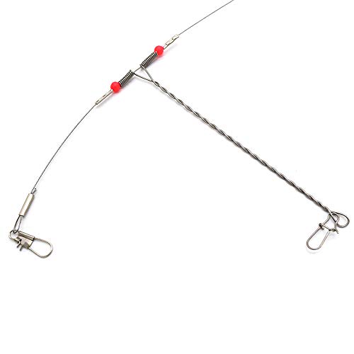SENYUBBY Señuelos de Pesca con Cable de Acero Inoxidable, 10 Unidades, 4.7 pulgadas, Alta Resistencia miniatura 6
