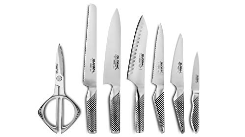 Global 8-Piece Knife Block Set, Bamboo Block #TOP1