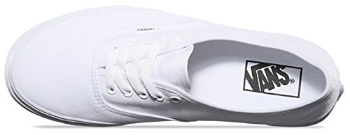 Vans Vans Unisex Authentic True White Canvas VN000EE3W00 Mens 10, Womens 11.5