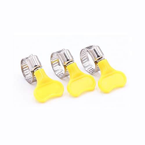 Braçadeira de tubulação de 5 pces cabe 6mm od ~ 32mm od tubo plástico punho braçadeira de mangueira