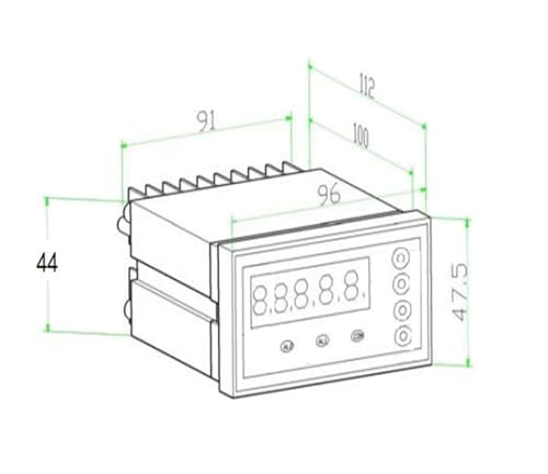 Transducteur de force pesée capteur traction compression rayons 2T - 4