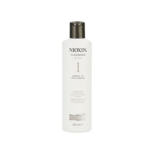 Nioxin System 1 Reiniger Shampoo Für Normales Bis Feines Naturhaar (300 Ml) (Packung mit 2)