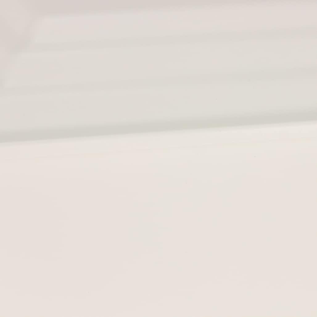 White Urn Vault for Ground Burial, Holds One Adult Cremation Urn for Human Ashes, Durable and Secure Cremation Urn Vault for Cemetery Burial