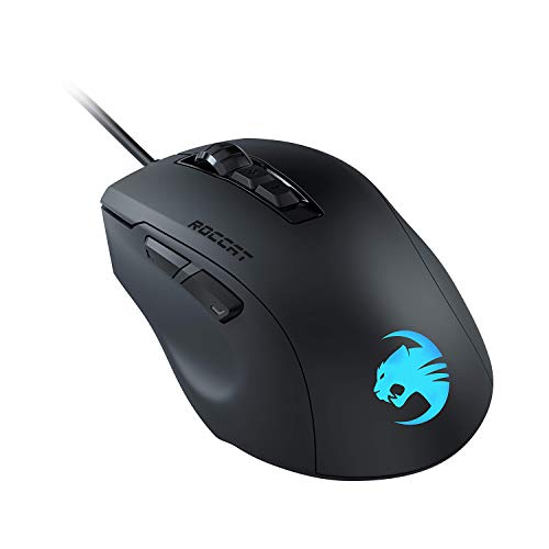 Roccat Kone Pure Ultra Souris de Jeu Ergonomique légère 16 000 Dpi Capteur Optique RGB Éclairage Ultra Léger Noir