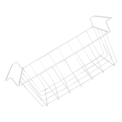 CTIRCHIU Cesta Colgante de Alambre de Hierro para Congelador Horizontal Forro Extraíble, Optimización de Espacio y Circulación de Aire para Cocina y Refrigerador