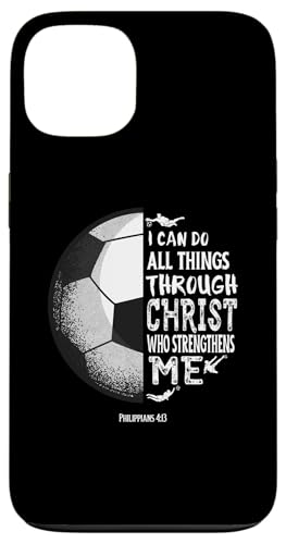 Soccer Bible Verse Philippians 4:13 iPhone 13 Case