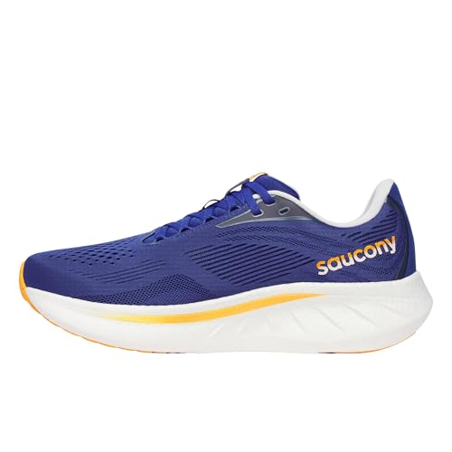 Chaussures de course Ride 18 amorti dynamique et foulée fluide running homme bleu 40
