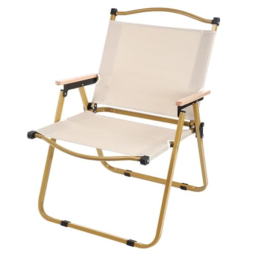 Chaise de camping pliante extérieure et tabouret de plage noir - 2