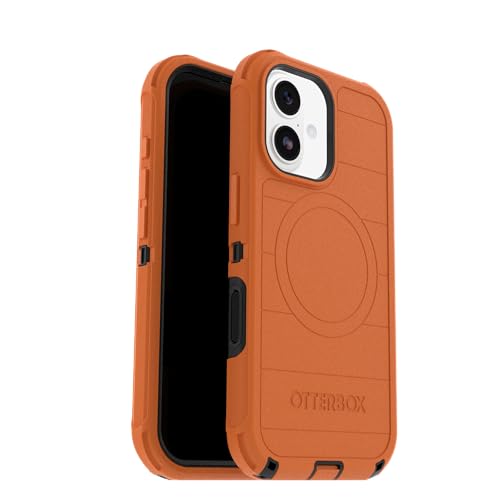 Image of OtterBox iPhone 17 Defender Pro Series Case - Blaze Orange - Tough, Rugged & Durable iPhone Case, Snaps on MagSafe