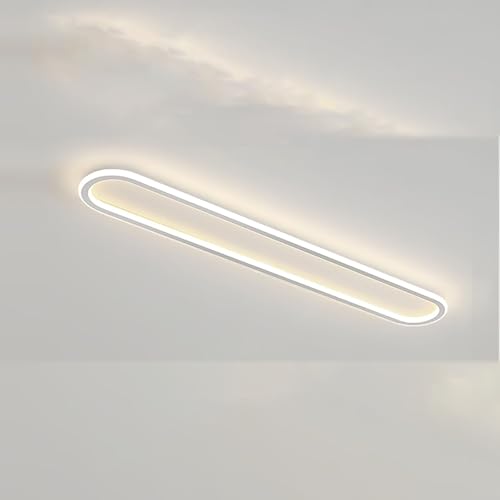 Lámpara De Techo LED Moderna Con Control Remoto, Iluminación De Techo, Lámpara De Techo Creativa De Aluminio, Regulable Para Salas De Estar, Dormitorios Y Pasillos, Accesorio De Techo,blanca,50cm