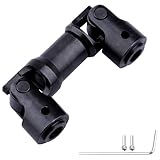 FriHobby Splined Steel Universal Drive Shaft Driveshafts CVD Axle Shaft 1/10 Scale RC Crawler Car Upgrades Replacement for Traxxas Axial Tamiya RC4WD Redcat Racing (62-75mm Length)