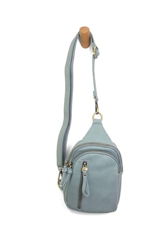 Image of Joy Susan Skyler Sling Bag: Vegan Leather, Zippered Closure, Brass Plated Hardware