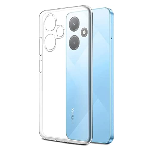 Image of COVERBLACK Rubber Back Cover for Infinix X669C / HOT 30i - Transparent