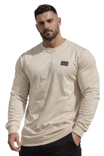 Image of RodZen Men's Polyester Full Sleeve Solid Regular Fit Compression T-Shirt