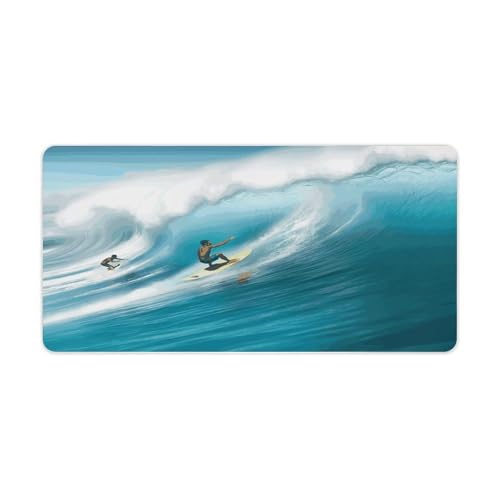 Surfing Desk Pad Fieltro Grande Antideslizante 30x60 cm
