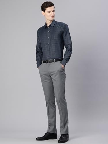 Image of Majestic Man Men's Pure Cotton Slim Fit Checkred Full Sleeve Classic Collar Everyday Formal Shirt