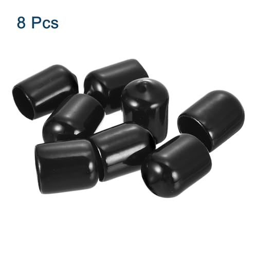 Tapas de goma para tornillos uxcell de 19 mm que eliminan bordes cortantes en tubos 4