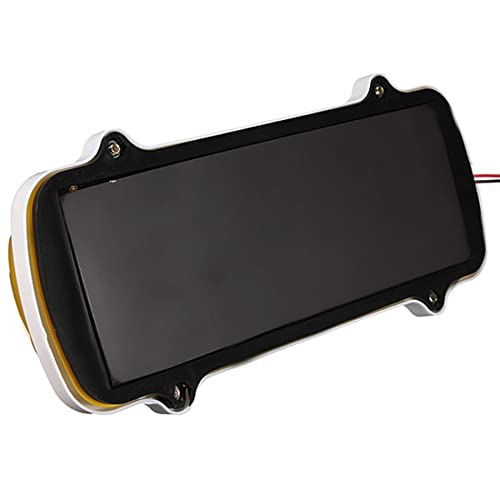 Luz LED para techo de taxi 12V con base magnética amarillo miniatura 6