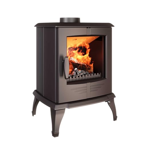 Freistehender Holzofen aus schwarzem Gusseisen - P8 (7,9 kW) ECO – Bild 10