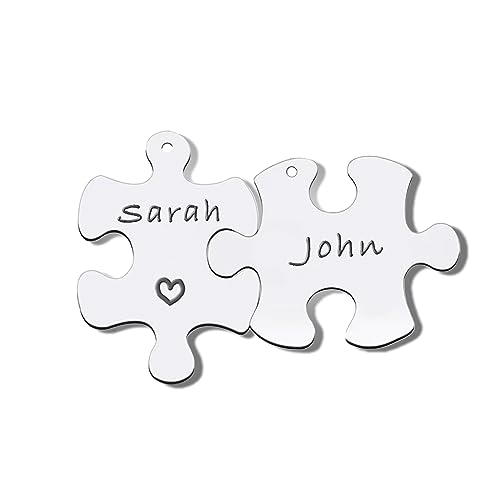 6Pcs Stainless Steel Engraving Blanks No Color