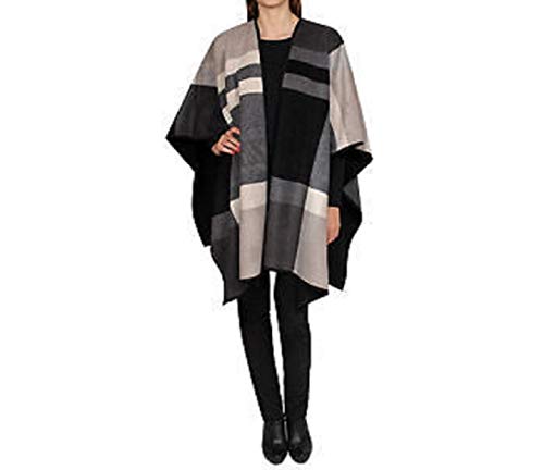 Ike Behar Womens Reversible Fashion Wrap, One Size