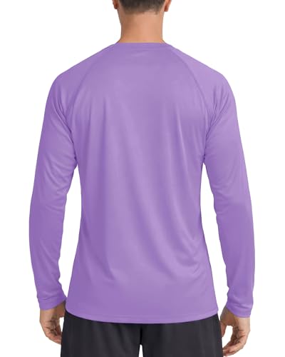 Image of Boladeci Men's UPF 50+ Sun Protection UV SPF Shirts Long Sleeve Lightweight Quick Dry Swim T-Shirts Rash Guard