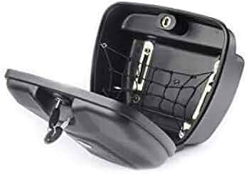 Autovea Plastic Bike Side Luggage Box Black For Yamaha Rx 100