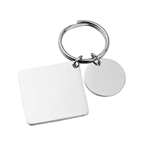 LiFashion Personalized Bible Verse Keychain,Stainless Steel Customized Engrave Bible Verse Cross Dog Tag Christian Keyring4