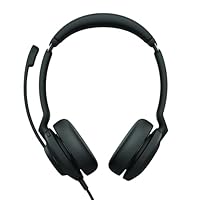 Jabra Evolve2 30 SE Wired Headset - Advanced ANC in Microphone - Noise Cancelling Headphones with Mic - On Ear Professional Audio - Dual Mic's - Teams + Open Office Cert - Latest USB C + A 4 PC & Mac