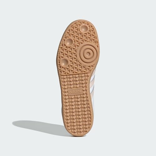 Image of adidas Originals Samba OG WMNS Shoes, Footwear White /Wonder Quartz /Gum 3, Size 7