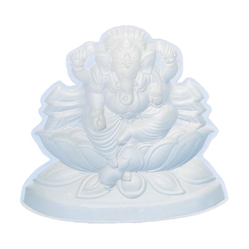Image of 18-Inch Ganesha Idol Making Mold - Durable Reusable Mould for Eco-Friendly Clay Idols Fibreglass mouldArt Sculpture