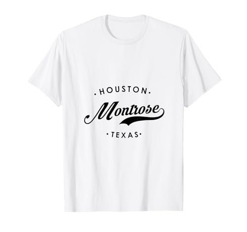 モントローズ ヒューストン テキサス 男女兼用 Tシャツ