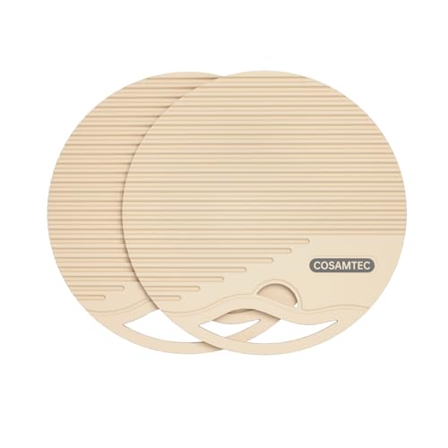 Listado de Salvamanteles para comprar hoy. 45 Cosamtec Juego de 2 salvamanteles de silicona para platos calientes, resistentes al calor, para ollas y sartenes calientes, multiusos, para encimera de cocina y posavasos