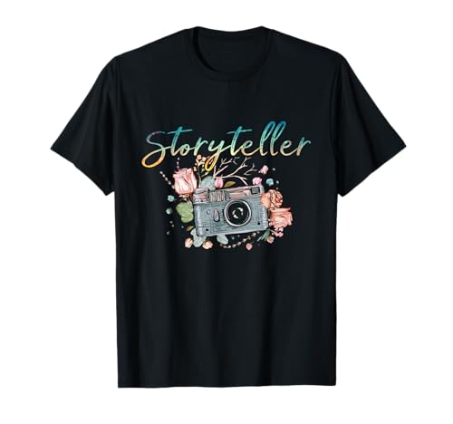 Storyteller Camera Photography Photographer Cameraman Gift T-Shirt