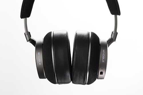 Image of Noble Fokus Apollo Over-Ear Wireless Headphones, Hybrid Active Noise Cancellation(ANC), Luxurious Materials, 80h Battery Life，Bluetooth 5.3 Silver Gray