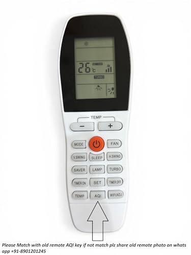 Image of AMAZOR Ac Remote- Model 248A AQI Compatible with Voltas Ac Remote Original | Suitable for 1 | 1.2 | 1.3 | 1.5 | 1.8 | 2 | 2.2 | 2.5 | 3 Ton Split and Window Air Conditioner