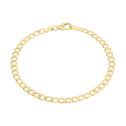 Amor Armband Unisex für Damen & Herren aus Gold 375/9 ct, Armschmuck, 19 cm, Kommt in Schmuck Geschenk Box, 2014491