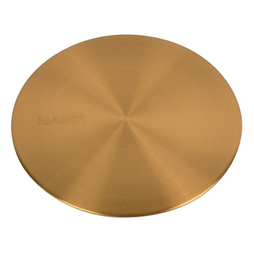 Ruvati Drain Cover for Kitchen Sink and Garbage Disposal - Brushed Gold Satin Brass Stainless Steel - RVA1035GG