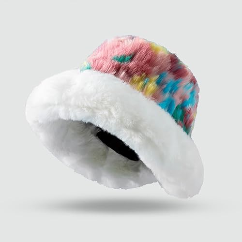 Chapeau chaud d'hiver texture cloche style pêcheur bicolore élégant