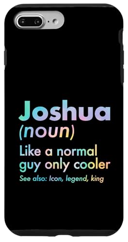 Joshua Like A Normal Guy Only Cooler Legend King �t�@�[�X�g�l�[�� �X�}�z�P�[�X iPhone 7 Plus/8 Plus �p