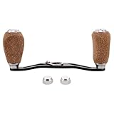 Utilizzo fluido come la seta: la parte del mulinello da pesca finemente realizzata riduce l'attrito, fornendo una maniglia di ricambio per la pesca più e affidabile per tutte le tue avventure, accessorio per manovella destra, accessorio per maniglia del mulinello
