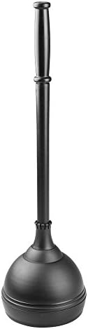iDesign Kent Bath Ware Round Rubbish Bin, Bronze