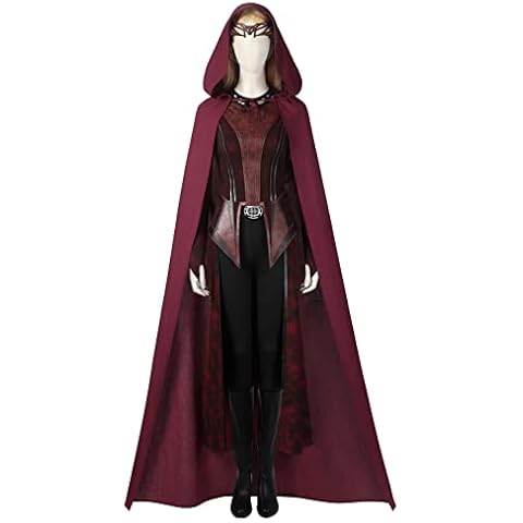 Dr Cumberbatch Stephen Odd Strange Costume Madness Wanda Maximoff Scarlet Witch Halloween Cosplay Suits M Cover
