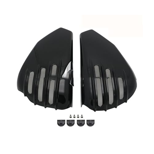 MBUIOPJ Motorradzubehör Seitenverkleidungsabdeckungen kompatibel mit Harley Davidson 2003–2021 Sportster XL 1200 883 kompatibel mit TY-Eight XL883 XL1200(Glossy Black(04-13))