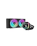 DeepCool LQ240 RGB Black 240mm Watercooler with AMD AM5/AM4 INTEL LGA1851/1700/1200/1151/1150/1155 R-LQ240-BKLSMW-G-1