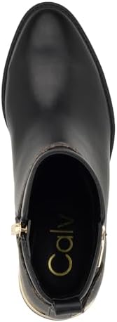 Calvin Klein Women's Dhara Ankle Boot, Black, 6.5 | Image 1