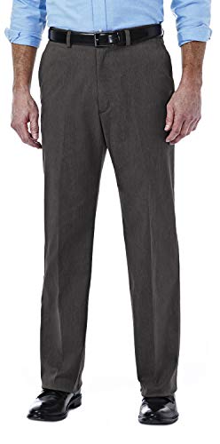 Haggar Men's Expandomatic Casual Stretch Solid